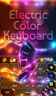 Download Electric Color Keyboard - Emoji, Wallpapers